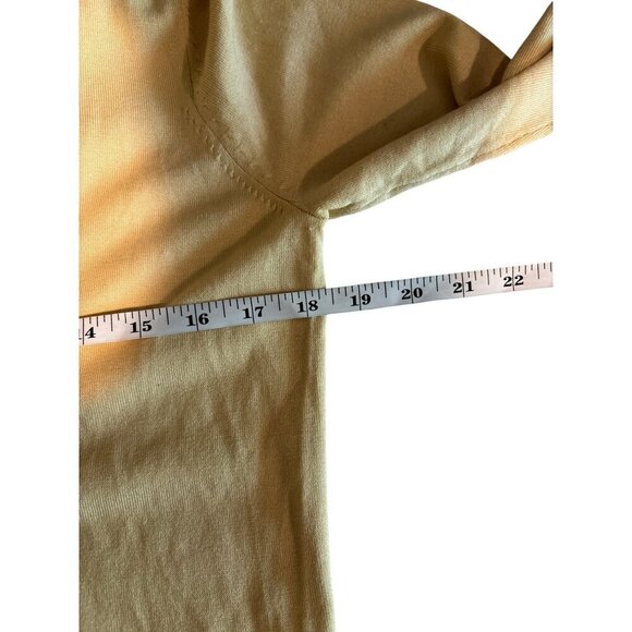 August Silk Knits Women's Light Pastel Yellow Cardigan - Picture 4 of 7